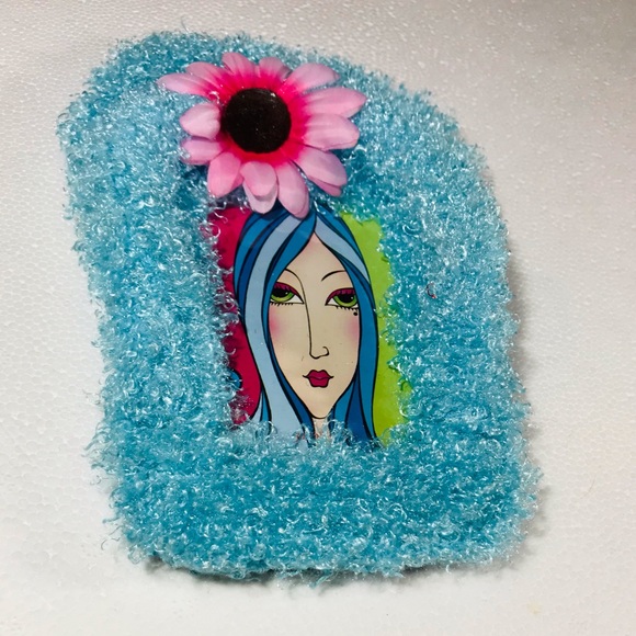 RED Ultra Shag Shaggy Vintage Photo Picture Frame - Picture 14 of 15